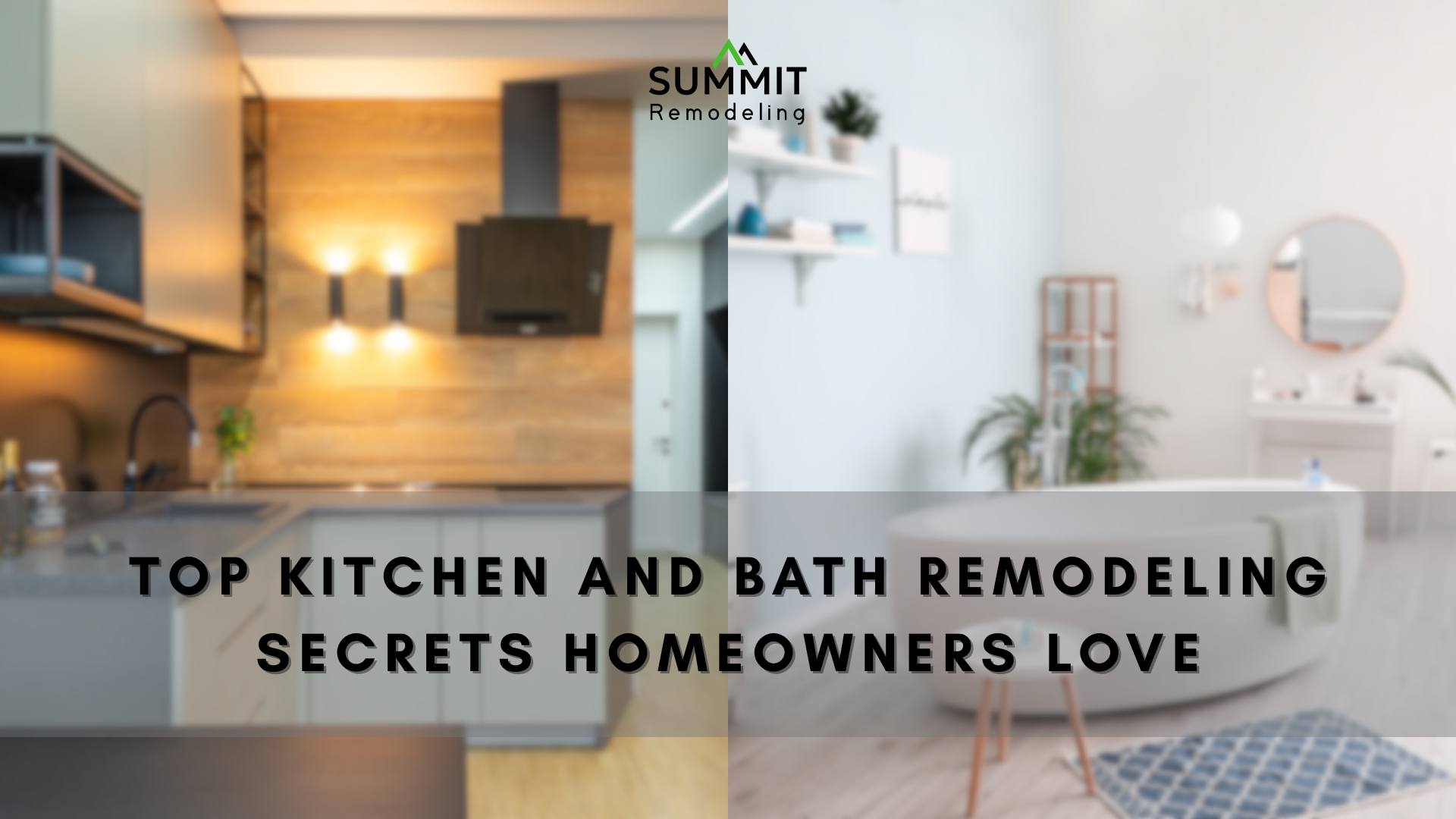 Modern kitchen and bathroom remodel ideas from Summit Remodeling &ndash; top renovation secrets homeowners love.